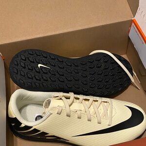 Nike Boy’s Black and Cream Athletic Shoes